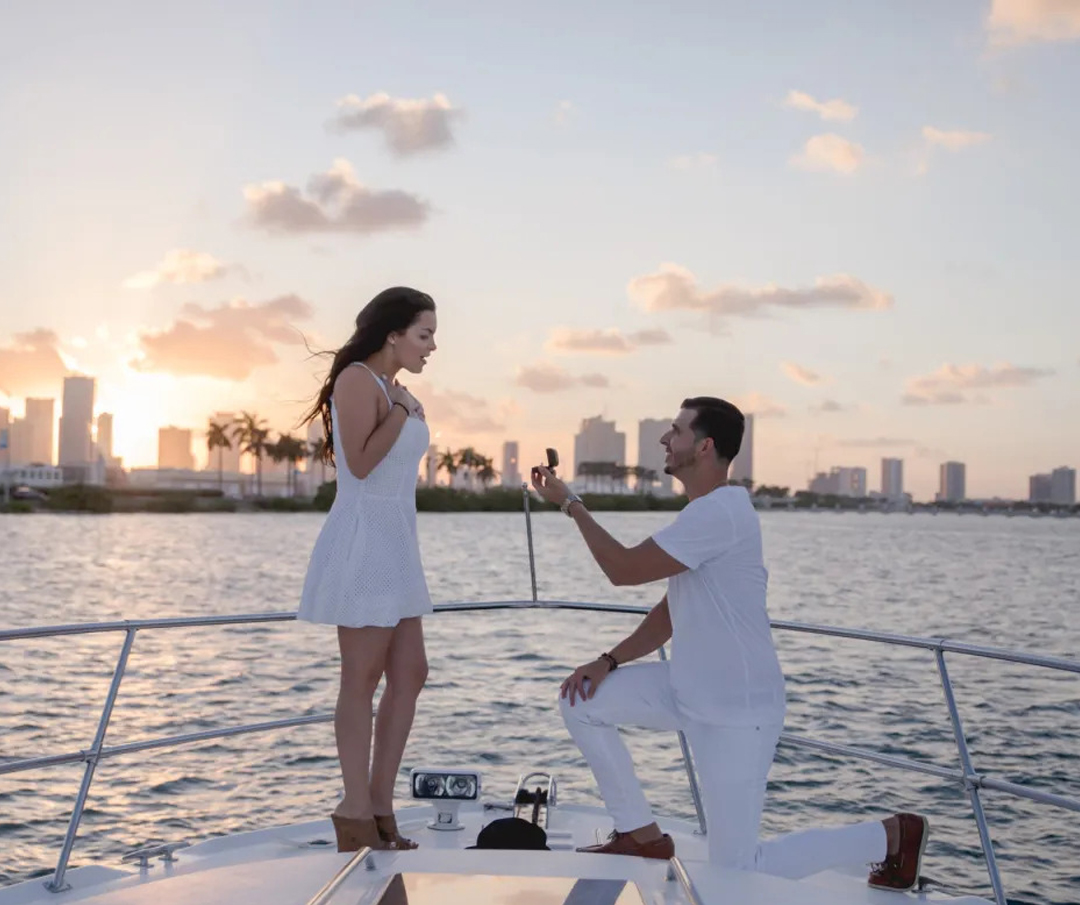 Sunset Yacht Wedding Proposal Manila